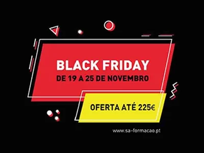 A Black Friday é de 19 a 25 novembro, onde existe a oferta até 225€