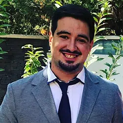 Fotografia do formando Duarte Calado, formando do Curso de Auxiliar de Reabilitação e Fisioterapia